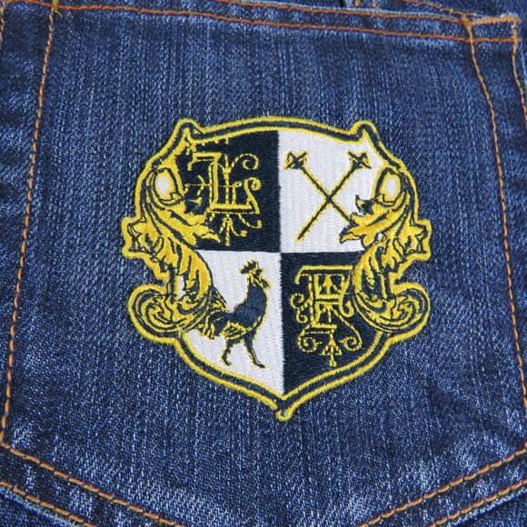 NWT - Women's Dark Wash Straight Leg Jeans - Picture 5 of 5